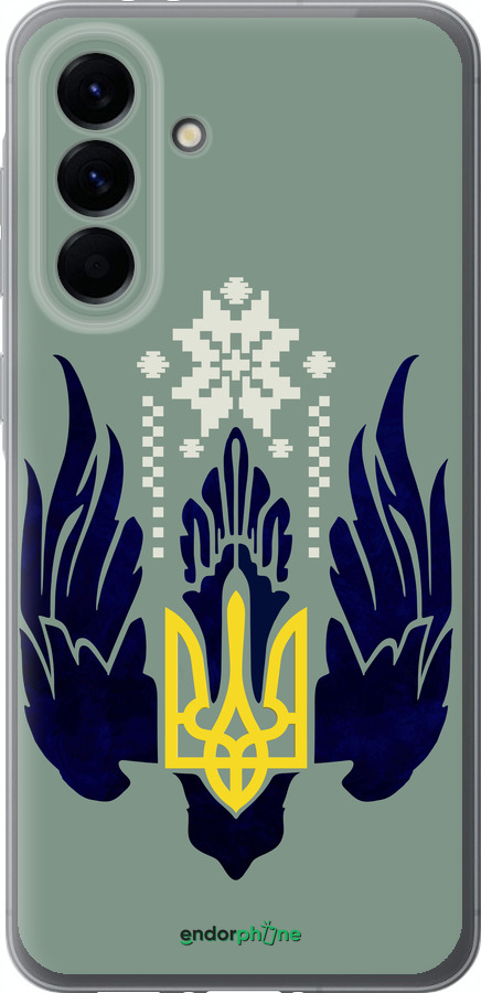 Силиконовый чехол Тризуб с крыльями для Samsung Galaxy A56 - 5640u-3882 изображение 