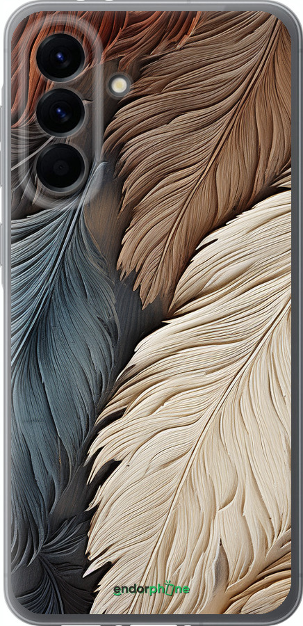 Силиконовый чехол Листья в стиле бохо для Samsung Galaxy A56 - 5643u-3882 изображение 