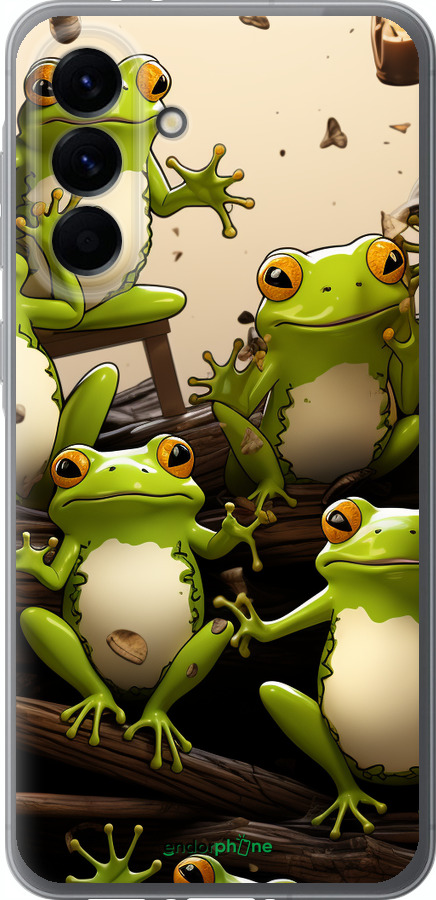 Силіконовий чехол Жабки для Samsung Galaxy A56 - 5656u-3882 изображение 