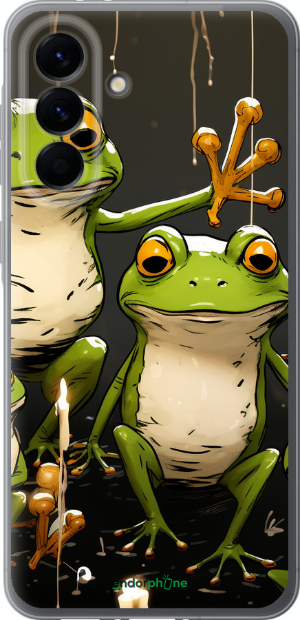 Силіконовий чехол Жабки 2 для Samsung Galaxy A56 - 5657u-3882 изображение 