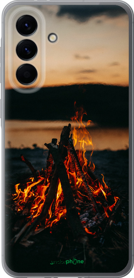 Силиконовый чехол Огонь для Samsung Galaxy A56 - 6021u-3882 изображение 