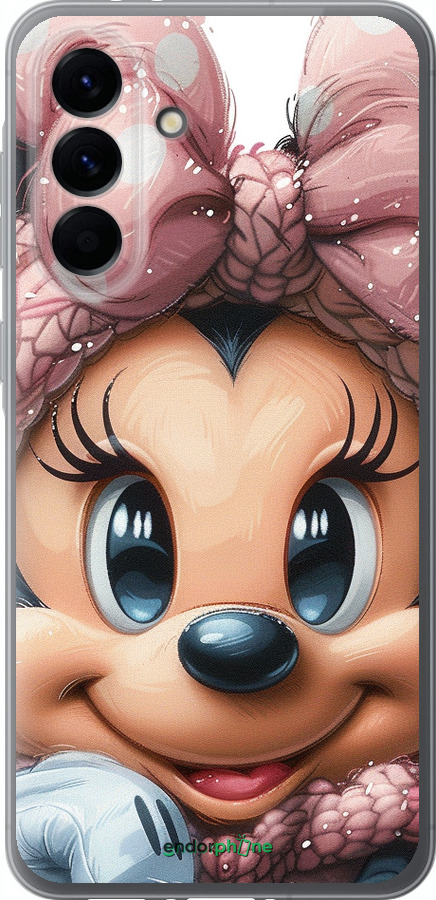 Силіконовий чехол Мінні Маус з бантиком для Samsung Galaxy A56 - 6055u-3882 изображение 