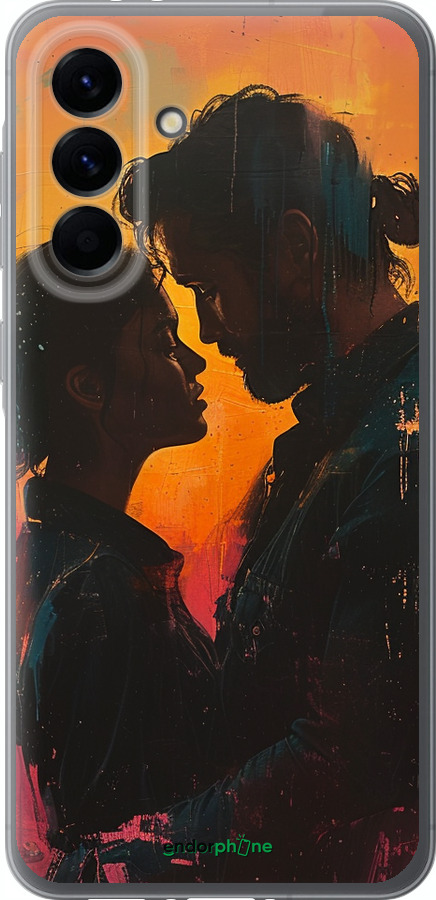 Силиконовый чехол Любовь на полотне для Samsung Galaxy A56 - 6067u-3882 изображение 