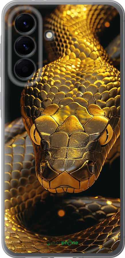 Силиконовый чехол Golden snake для Samsung Galaxy A56 - 6072u-3882 изображение 