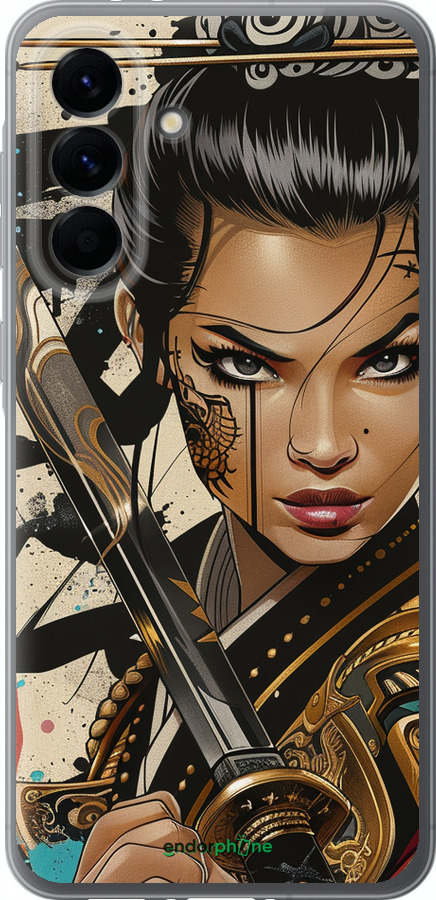 Силіконовий чехол Воїнка вітрів для Samsung Galaxy A56 - 6077u-3882 изображение 