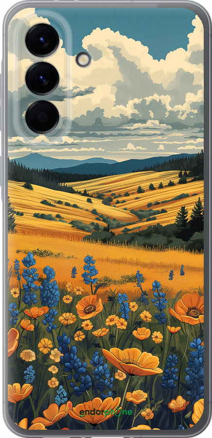 Силіконовий чехол Українське поле для Samsung Galaxy A56 - 6082u-3882 изображение 