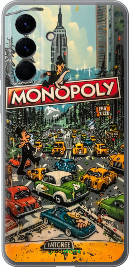 Силиконовый чехол Городской драйв Monopoly для Samsung Galaxy A56 - 6088u-3882 изображение 