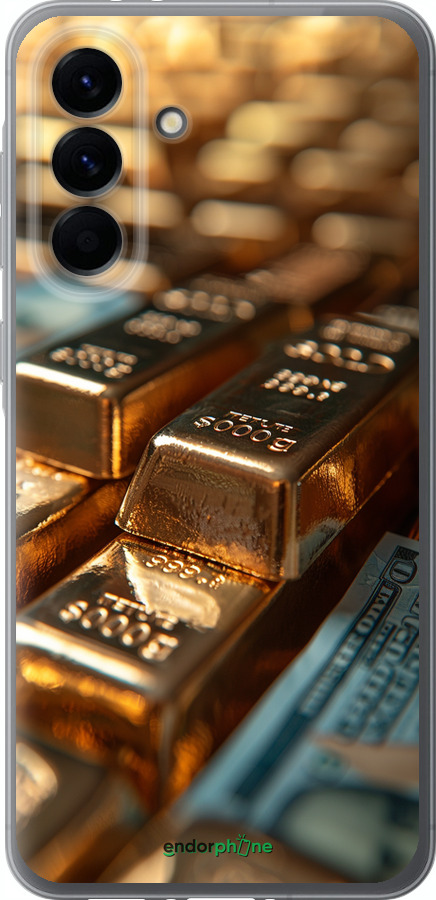 Силіконовий чехол Сяйво золота для Samsung Galaxy A56 - 6104u-3882 изображение 