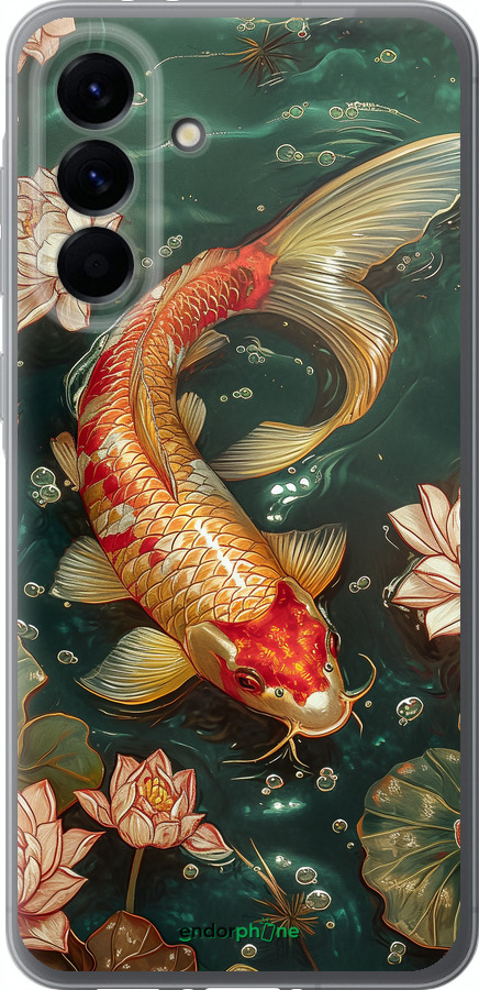 Силиконовый чехол Мелодия Лотоса для Samsung Galaxy A56 - 6106u-3882 изображение 