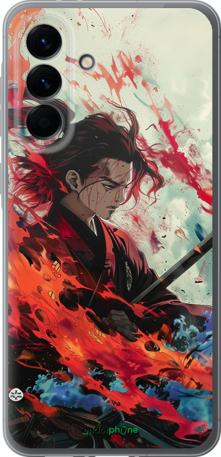 Силиконовый чехол Битва стихий для Samsung Galaxy A56 - 6110u-3882 изображение 