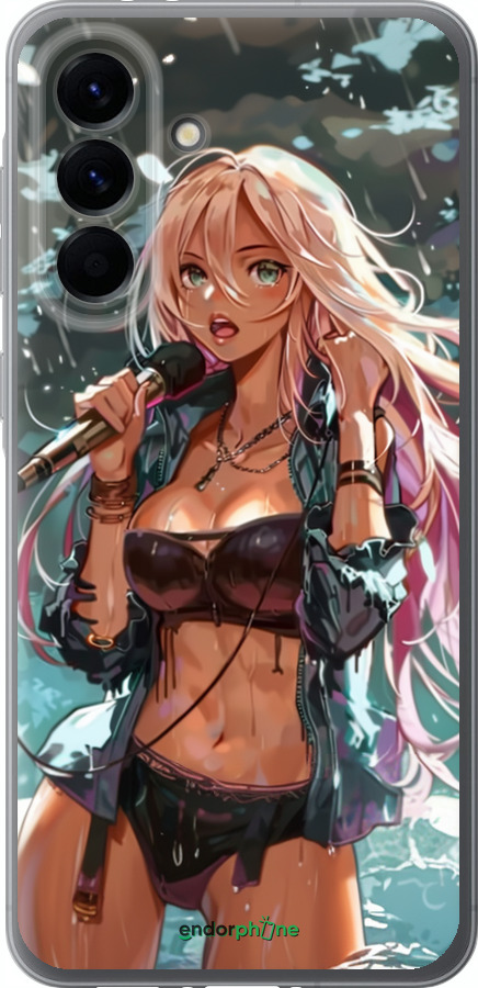 Силиконовый чехол Аниме-звезда под водопадом для Samsung Galaxy A56 - 6121u-3882 изображение 