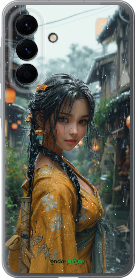 Силиконовый чехол Anime-girl для Samsung Galaxy A56 - 6133u-3882 изображение 