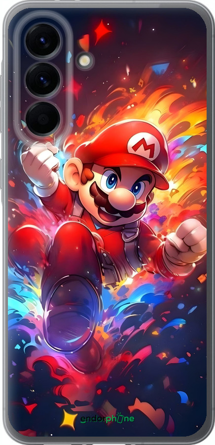Силиконовый чехол Супер Марио для Samsung Galaxy A56 - 6342u-3882 изображение 