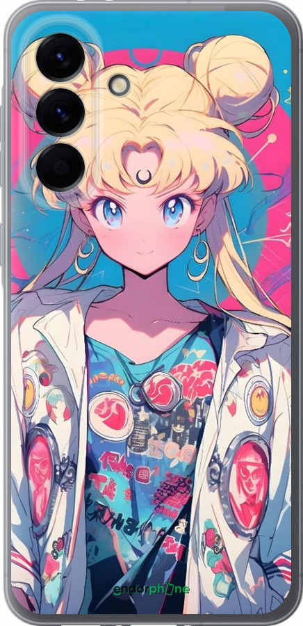 Силиконовый чехол Сейлор Мун 2 для Samsung Galaxy A56 - 6351u-3882 изображение 