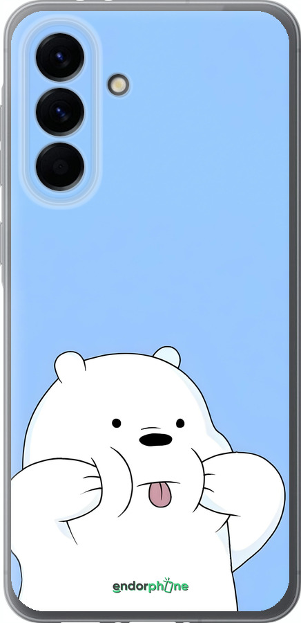 Силіконовий чехол Милий ведмедик для Samsung Galaxy A56 - 6357u-3882 изображение 