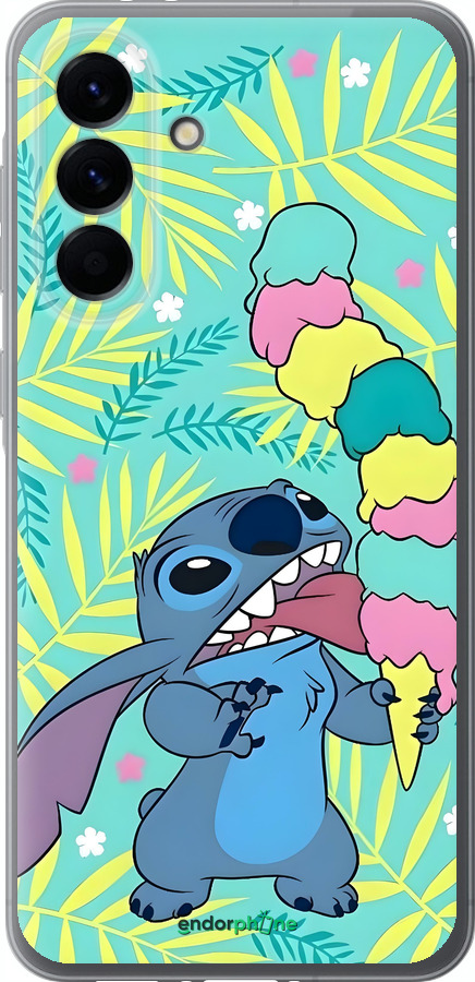 Силиконовый чехол Стич для Samsung Galaxy A56 - 6361u-3882 изображение 