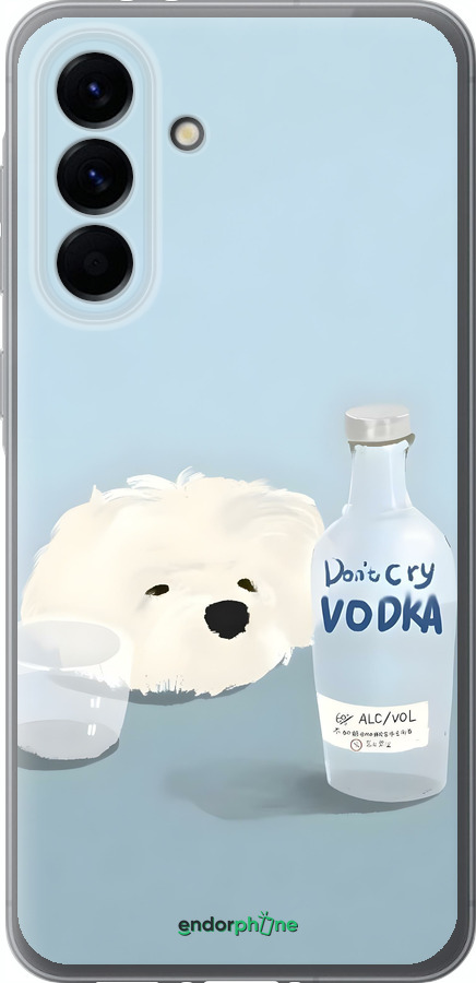 Силиконовый чехол Пес водка для Samsung Galaxy A56 - 6368u-3882 изображение 