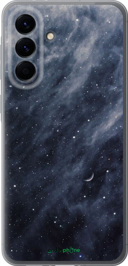 Силиконовый чехол Голубые облака, Голубая луна для Samsung Galaxy A56 - 6398u-3882 изображение 