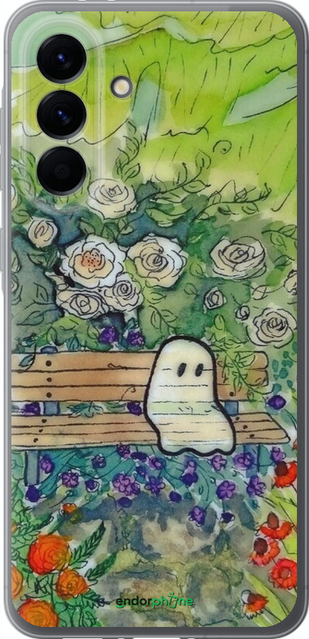 Силіконовий чехол Сумний привид для Samsung Galaxy A56 - 6403u-3882 изображение 