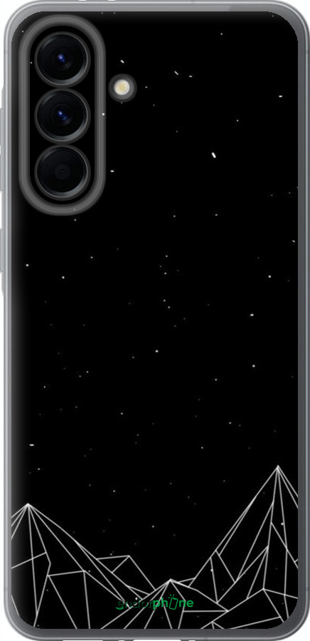 Силіконовий чехол Чорно білі абстрактні гори для Samsung Galaxy A56 - 6437u-3882 изображение 