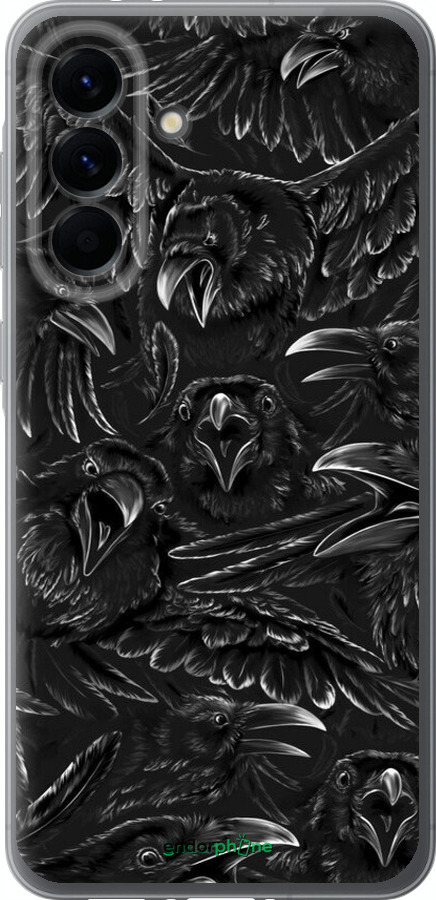 Силиконовый чехол Воронья ярость для Samsung Galaxy A56 - 6474u-3882 изображение 