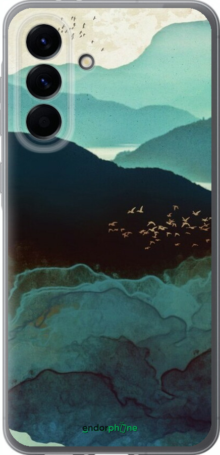 Силіконовий чехол Із зображенням гір Індіго для Samsung Galaxy A56 - 6484u-3882 изображение 