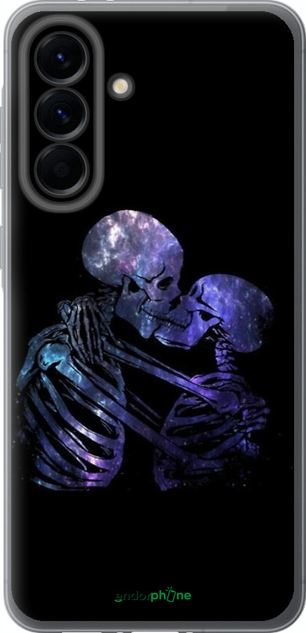 Силіконовий чехол Із зображенням скелета для Samsung Galaxy A56 - 6537u-3882 изображение 