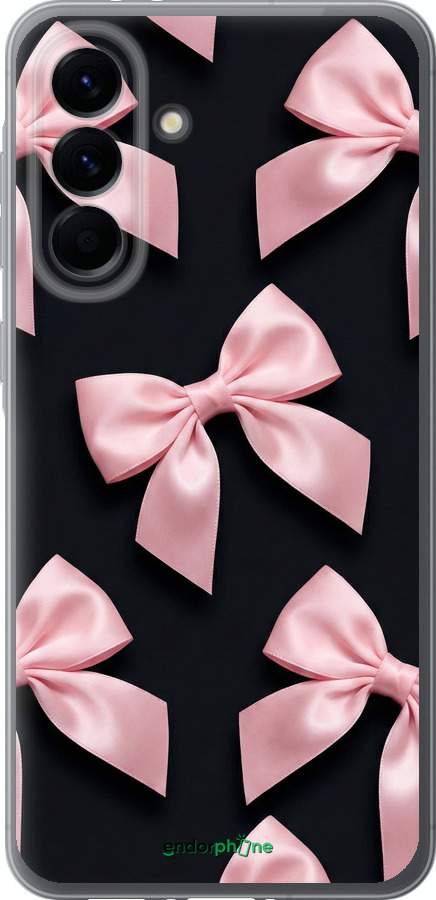 Силиконовый чехол Coquette Ribbons Dark Coquette для Samsung Galaxy A56 - 6767u-3882 изображение 
