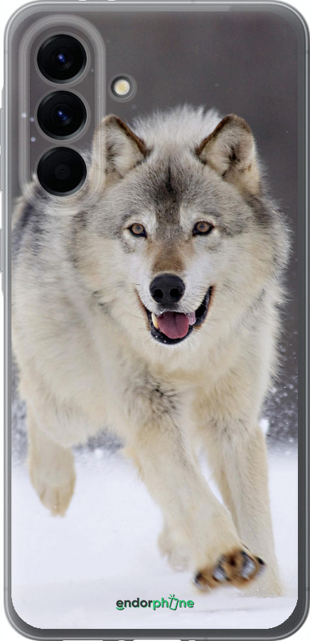 Силиконовый чехол Бегущий волк для Samsung Galaxy A56 - 826u-3882 изображение 