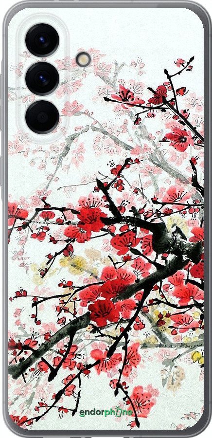 Силіконовий чехол Квітучий кущ для Samsung Galaxy A56 - 831u-3882 изображение 