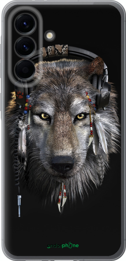 Силиконовый чехол Волк-меломан для Samsung Galaxy A56 - 875u-3882 изображение 
