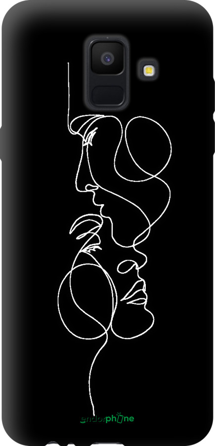 TPU чехол Пара для Samsung Galaxy A6 2018 - 4457b-1480 изображение 