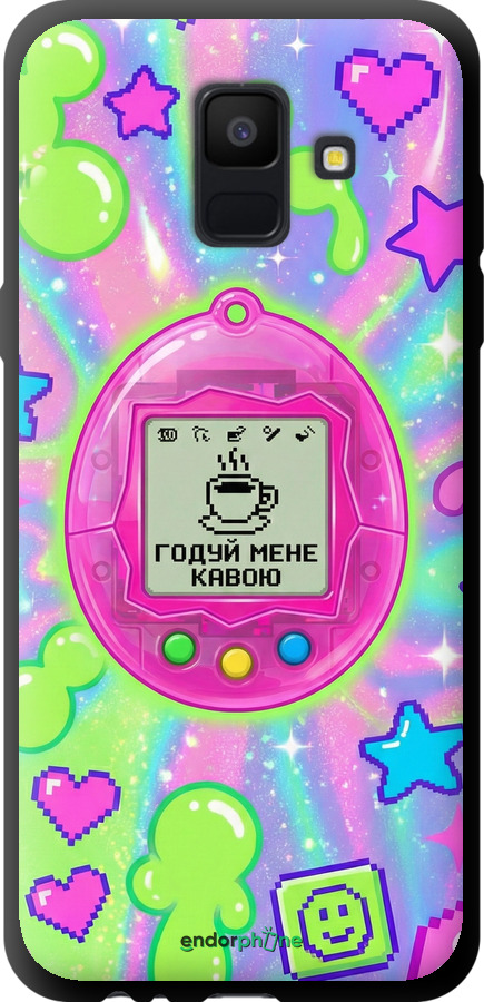 TPU чехол Y2K Aesthetic Retro Pet: Годуй мене кавою для Samsung Galaxy A6 2018 - 6784b-1480 изображение 
