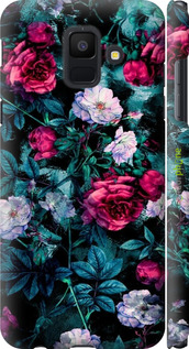 3D пластиковий матовий чехол Сад та троянди для Samsung Galaxy A6 2018 - 6483m-1480 изображение 