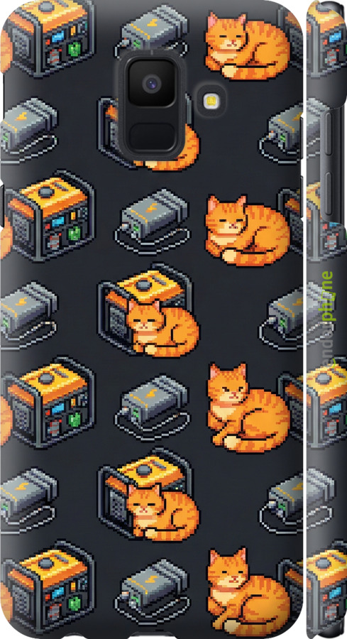 3D пластиковый матовый чехол Autonomous Zone для Samsung Galaxy A6 2018 - 6771m-1480 изображение 