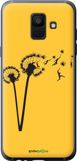 2D пластиковий чехол Мінімалізм кульбаби для Samsung Galaxy A6 2018 - 6449t-1480 изображение 