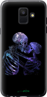 Силиконовый чехол С изображением скелета для Samsung Galaxy A6 2018 - 6537u-1480 изображение 