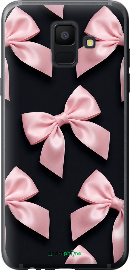 2D пластиковий чехол Coquette Ribbons Dark Coquette для Samsung Galaxy A6 2018 - 6767t-1480 изображение 