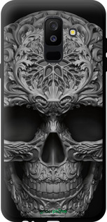 TPU чехол skull-ornament для Samsung Galaxy A6 Plus 2018 - 4101b-1495 изображение 