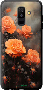 TPU чехол Оранжевые розы для Samsung Galaxy A6 Plus 2018 - 5944b-1495 изображение 