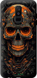 TPU чехол Череп для Samsung Galaxy A6 Plus 2018 - 5952b-1495 изображение 