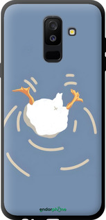 TPU чехол Гусь ныряет для Samsung Galaxy A6 Plus 2018 - 6275b-1495 изображение 