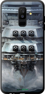 TPU чехол Лінкор, world of tanks, wargaming, військовий корабель для Samsung Galaxy A6 Plus 2018 - 6453b-1495 изображение 