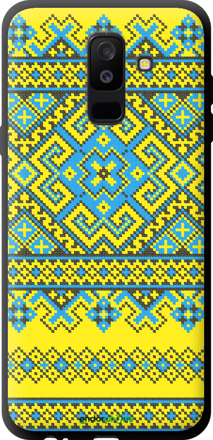 TPU чехол Вышиванка 41 для Samsung Galaxy A6 Plus 2018 - 1175b-1495 изображение 