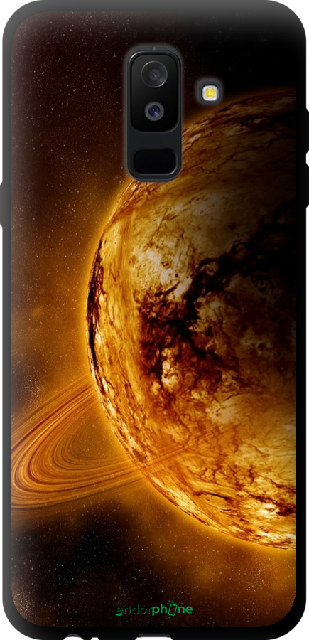 TPU чехол Жовтий Сатурн для Samsung Galaxy A6 Plus 2018 - 170b-1495 изображение 