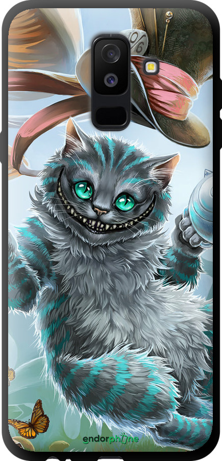 

TPU чохол "Чеширський Кіт 2" для Samsung Galaxy A6 Plus 2018, Сірий
