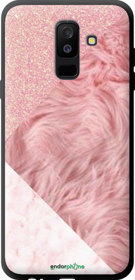 TPU чехол Розовые текстуры для Samsung Galaxy A6 Plus 2018 - 4343b-1495 изображение 