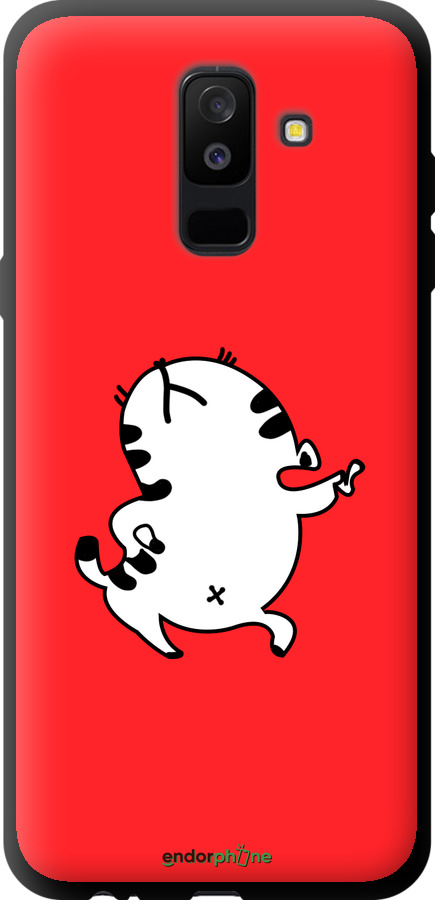 TPU чехол Кошеня для Samsung Galaxy A6 Plus 2018 - 4577b-1495 изображение 