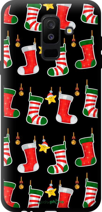TPU чехол Новорічний 9 для Samsung Galaxy A6 Plus 2018 - 4622b-1495 изображение 