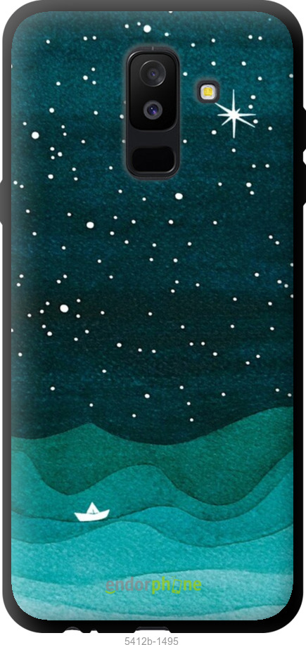 TPU чехол № 5412 для Samsung Galaxy A6 Plus 2018 - 5412b-1495 изображение 